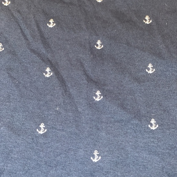 ♡ denim and flower, V-neck size large 100% cotton - Picture 2 of 4